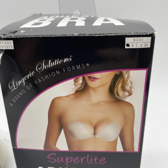 Fashion Forms NWB Women's Nude Superlite Adhesive Strapless Backless Bra - Picture 3 of 5